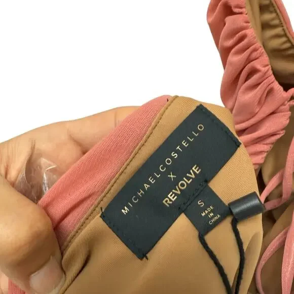 NWT‎ Michael Costello x REVOLVE Follie Gown in Mauve Women’s Size Small - Picture 6 of 7